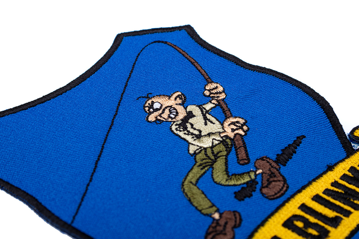 ProfiBlinker Aufnäher blau Original-Logo 